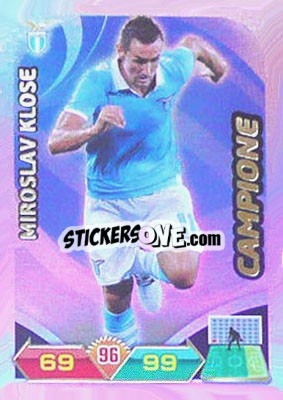 Sticker Miroslav Klose - Calciatori 2012-2013. Adrenalyn XL n. 183 - Panini