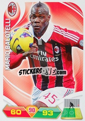 Sticker Mario Balotelli - Calciatori 2012-2013. Adrenalyn XL n. 194 - Panini