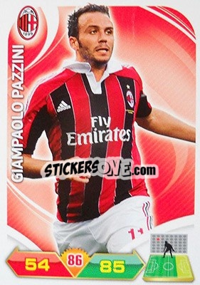 Sticker Giampaolo Pazzini - Calciatori 2012-2013. Adrenalyn XL n. 195 - Panini