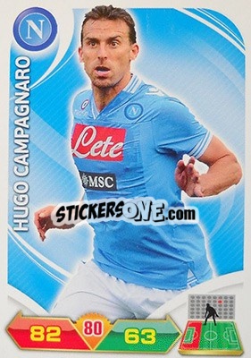 Sticker Hugo Campagnaro - Calciatori 2012-2013. Adrenalyn XL n. 207 - Panini