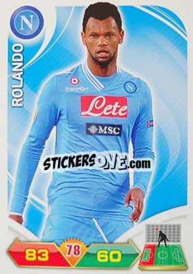 Figurina Rolando - Calciatori 2012-2013. Adrenalyn XL n. 209 - Panini