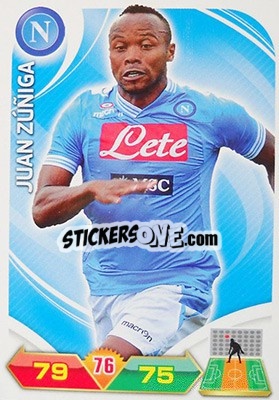 Sticker Juan Camilo Zúñiga - Calciatori 2012-2013. Adrenalyn XL n. 211 - Panini