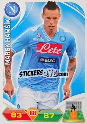 Cromo Hamšík - Calciatori 2012-2013. Adrenalyn XL n. 215 - Panini
