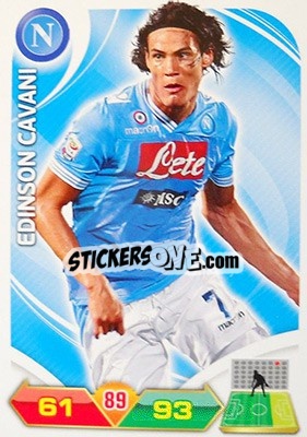 Sticker Cavani - Calciatori 2012-2013. Adrenalyn XL n. 218 - Panini