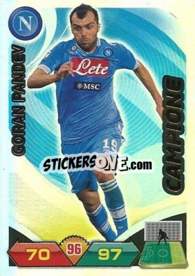 Sticker Pandev - Calciatori 2012-2013. Adrenalyn XL n. 224 - Panini