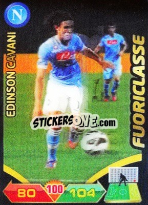 Sticker Cavani - Calciatori 2012-2013. Adrenalyn XL n. 225 - Panini