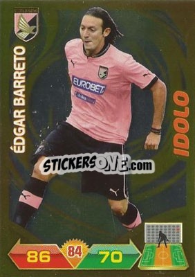 Sticker Edgar Barreto - Calciatori 2012-2013. Adrenalyn XL n. 241 - Panini
