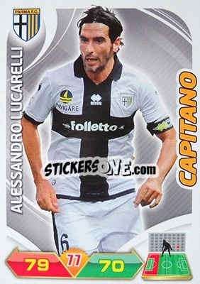Sticker Lucarelli - Calciatori 2012-2013. Adrenalyn XL n. 245 - Panini