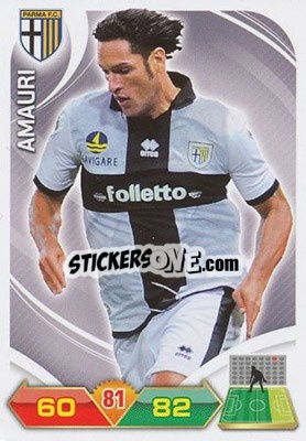 Sticker Amauri - Calciatori 2012-2013. Adrenalyn XL n. 256 - Panini