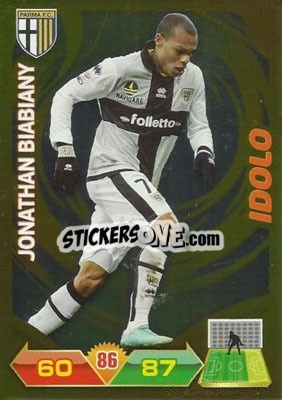 Sticker Jonathan Biabiany - Calciatori 2012-2013. Adrenalyn XL n. 259 - Panini