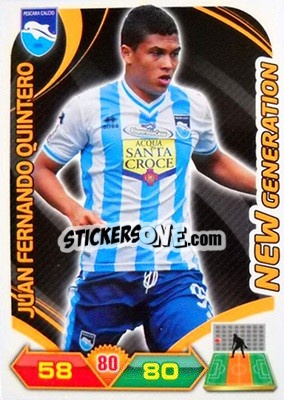 Sticker Quintero - Calciatori 2012-2013. Adrenalyn XL n. 270 - Panini