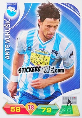 Sticker Vukušic - Calciatori 2012-2013. Adrenalyn XL n. 273 - Panini