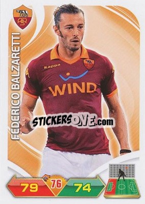Sticker Federico Balzaretti - Calciatori 2012-2013. Adrenalyn XL n. 281 - Panini