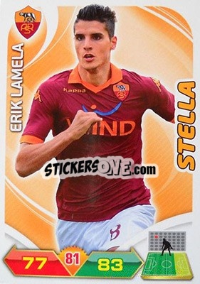 Sticker Erik Lamela - Calciatori 2012-2013. Adrenalyn XL n. 288 - Panini