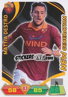 Sticker Destro - Calciatori 2012-2013. Adrenalyn XL n. 290 - Panini