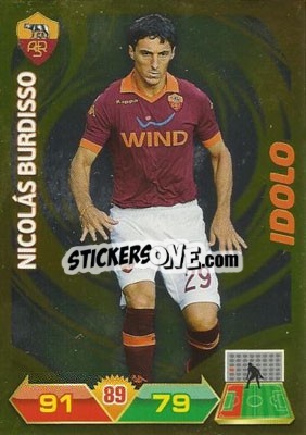 Sticker Burdisso - Calciatori 2012-2013. Adrenalyn XL n. 292 - Panini