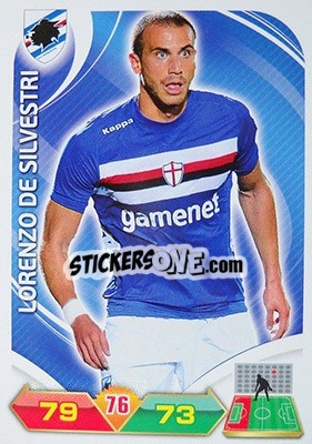 Sticker De Silvestri - Calciatori 2012-2013. Adrenalyn XL n. 300 - Panini