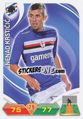 Sticker Krsticic - Calciatori 2012-2013. Adrenalyn XL n. 304 - Panini