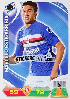 Sticker Estigarribia - Calciatori 2012-2013. Adrenalyn XL n. 309 - Panini