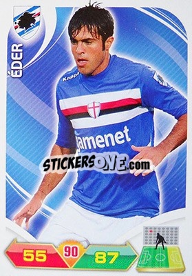 Sticker Éder - Calciatori 2012-2013. Adrenalyn XL n. 310 - Panini