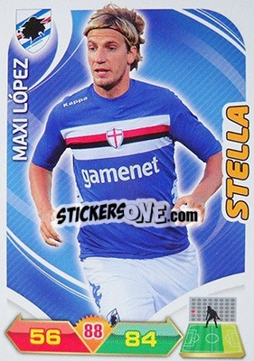 Sticker Maxi López - Calciatori 2012-2013. Adrenalyn XL n. 311 - Panini