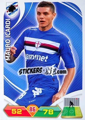 Sticker Icardi - Calciatori 2012-2013. Adrenalyn XL n. 312 - Panini