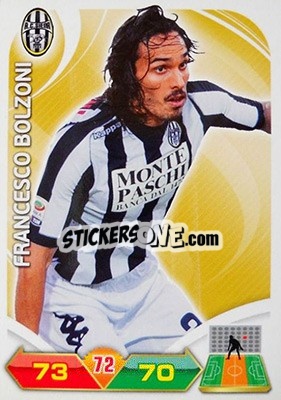 Sticker Bolzoni - Calciatori 2012-2013. Adrenalyn XL n. 322 - Panini