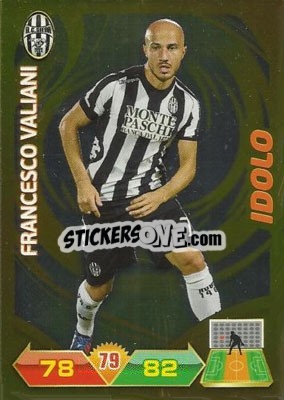 Sticker Valiani - Calciatori 2012-2013. Adrenalyn XL n. 332 - Panini