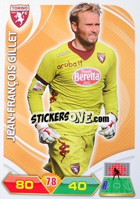 Sticker Jean-François Gillet - Calciatori 2012-2013. Adrenalyn XL n. 333 - Panini