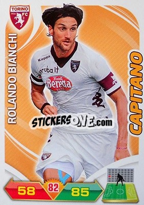 Sticker Rolando Bianchi - Calciatori 2012-2013. Adrenalyn XL n. 345 - Panini