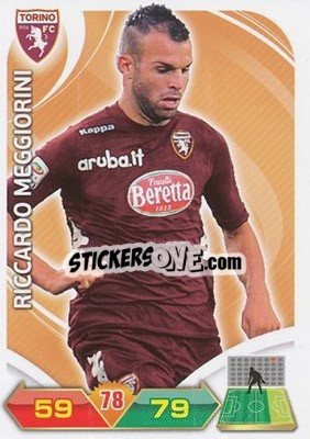 Sticker Riccardo Meggiorini - Calciatori 2012-2013. Adrenalyn XL n. 347 - Panini