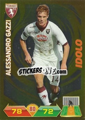 Sticker Alessandro Gazzi - Calciatori 2012-2013. Adrenalyn XL n. 349 - Panini
