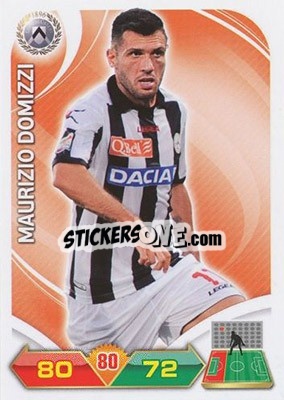 Sticker Maurizio Domizzi - Calciatori 2012-2013. Adrenalyn XL n. 352 - Panini