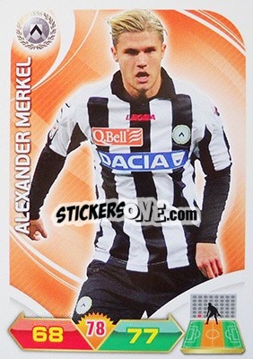 Sticker Alexander Merkel - Calciatori 2012-2013. Adrenalyn XL n. 360 - Panini