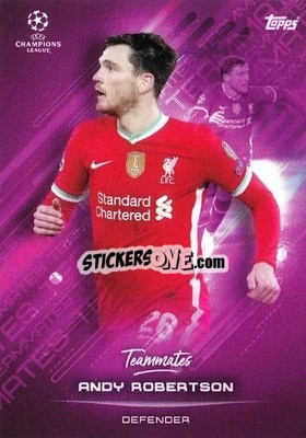 Sticker Andrew Robertson - O Jogo Bonito 2021 n. 15 - Topps