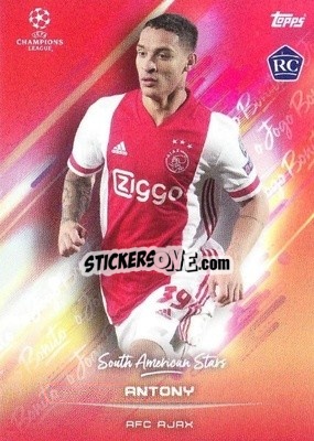Sticker Antony - O Jogo Bonito 2021 n. 24 - Topps