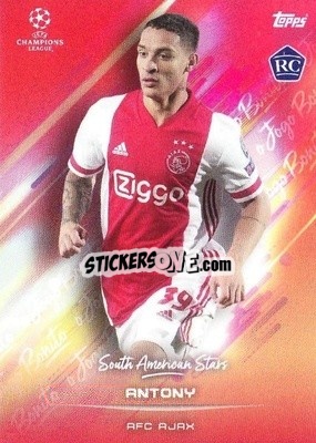 Sticker Antony - O Jogo Bonito 2021 - Topps