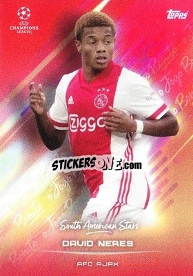 Figurina David Neres - O Jogo Bonito 2021 - Topps