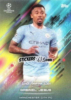 Sticker Gabriel Jesus - O Jogo Bonito 2021 n. 31 - Topps