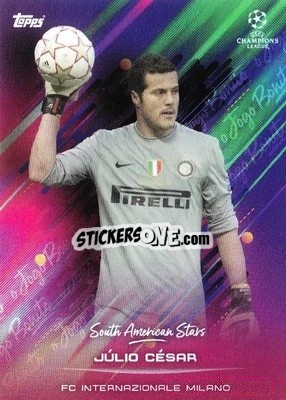 Sticker Julio Cesar - O Jogo Bonito 2021 n. 42 - Topps