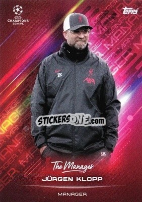 Sticker Jurgen Klopp - O Jogo Bonito 2021 n. 14 - Topps
