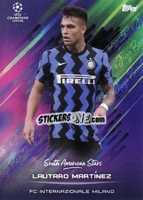 Sticker Lautaro Martinez - O Jogo Bonito 2021 n. 27 - Topps