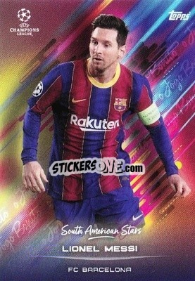 Cromo Lionel Messi - O Jogo Bonito 2021 - Topps