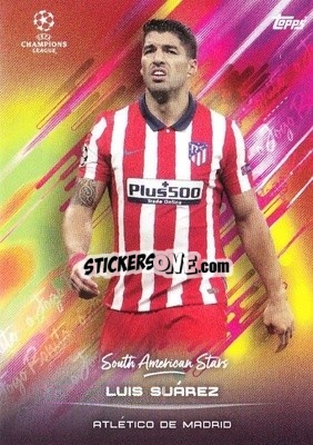Sticker Luis Suarez - O Jogo Bonito 2021 - Topps