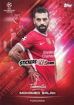 Sticker Mohamed Salah - O Jogo Bonito 2021 - Topps
