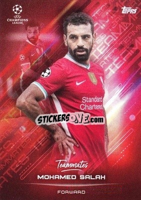 Cromo Mohamed Salah - O Jogo Bonito 2021 - Topps