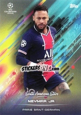 Figurina Neymar JR - O Jogo Bonito 2021 - Topps