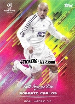 Sticker Roberto Carlos - O Jogo Bonito 2021 n. 41 - Topps