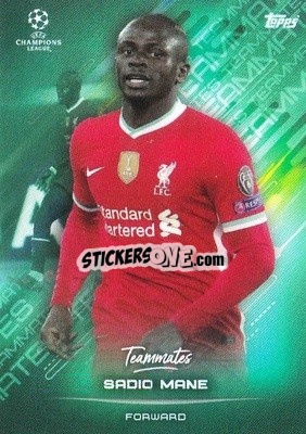 Sticker Sadio Mane - O Jogo Bonito 2021 n. 20 - Topps