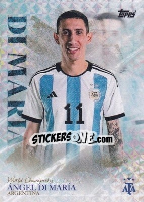 Sticker Angel Di Maria - World Champions Argentina - Topps